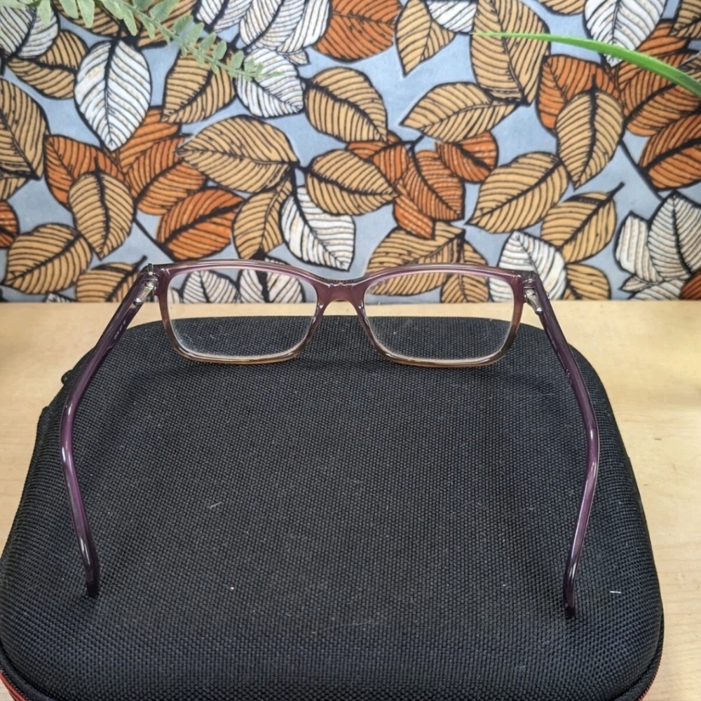 Giorgio Armani GA814 Eyeglass ***FRAMES ONLY*** Italy 54-15-135 Purple - Picture 3 of 6
